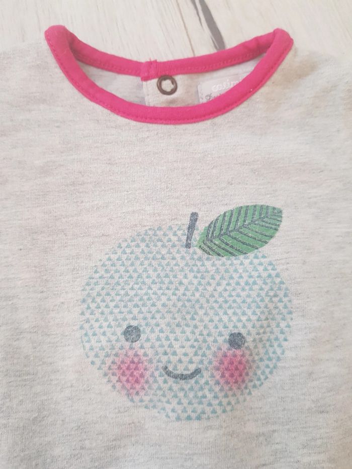 Robe chaude hiver catimini 6mois avec collant assorti - photo numéro 3