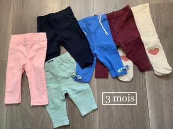 Lot de bas fille 3 mois