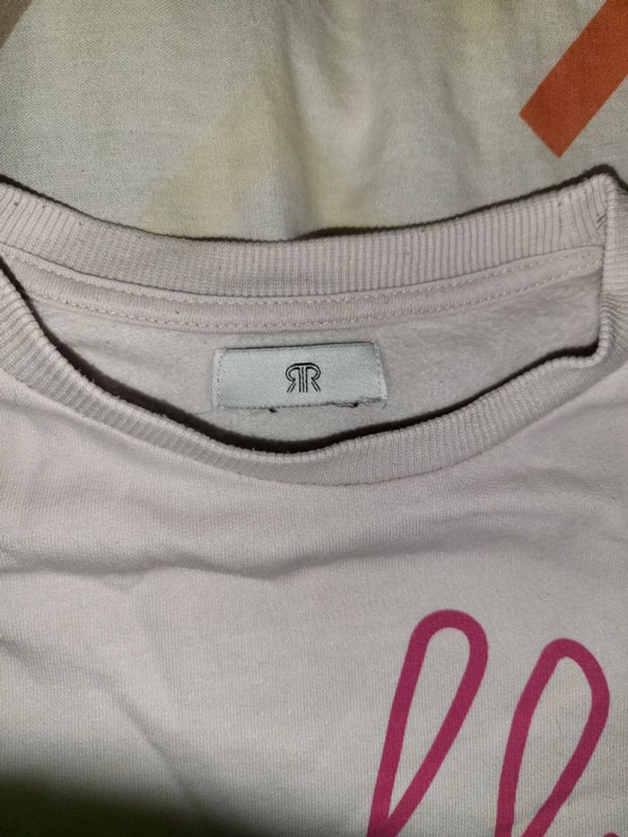 Sweat texte "rose fluo" 8 ans - photo numéro 2