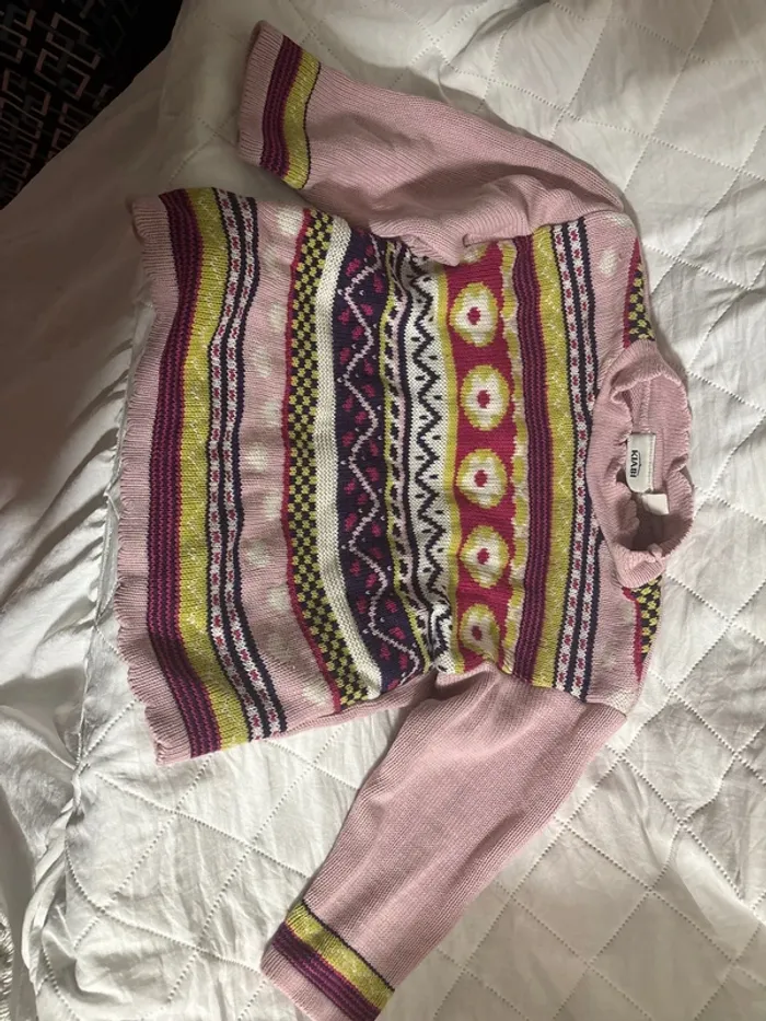 Pull vintage kiabi taille 3ans - photo numéro 2
