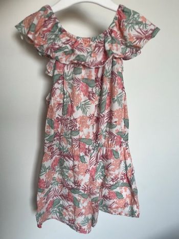 Combishort fleuri 6ans