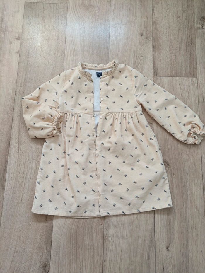 Robe chaude beige Kiabi 3 ans