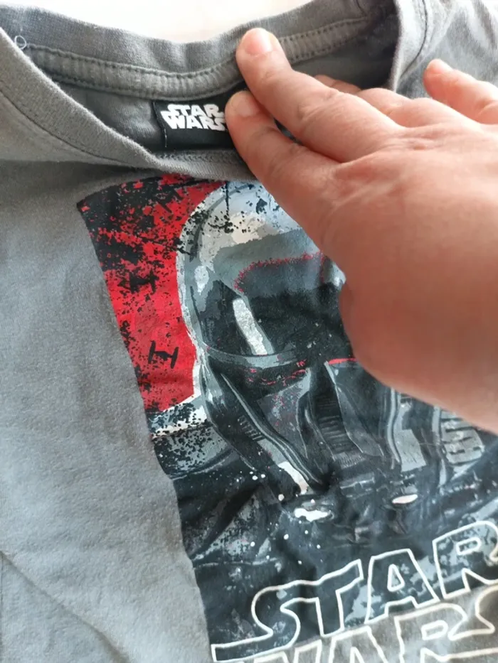 Lot de 2 t shirt star Wars été 3 ans - photo numéro 5