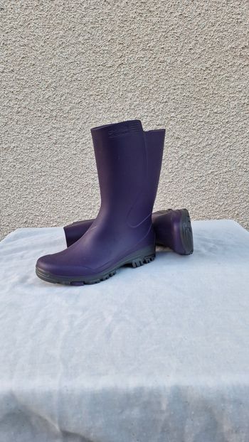 👢 Paire de bottes de pluie Solognac pointure 35/36