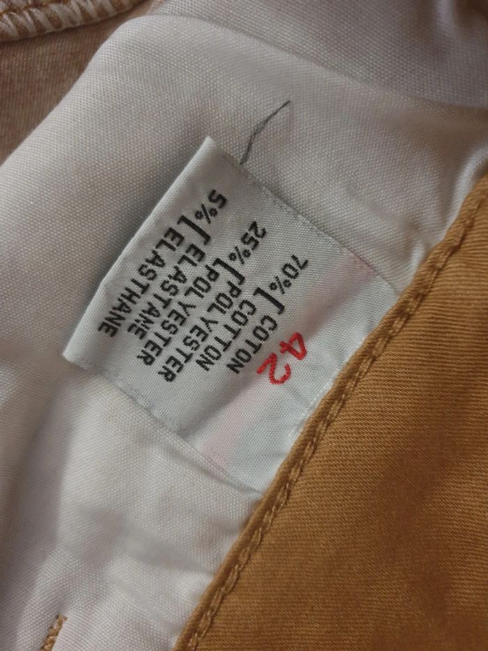 2 Pantalons Droits Coton Elasthane Renatto Bene Taille 42 - photo numéro 4