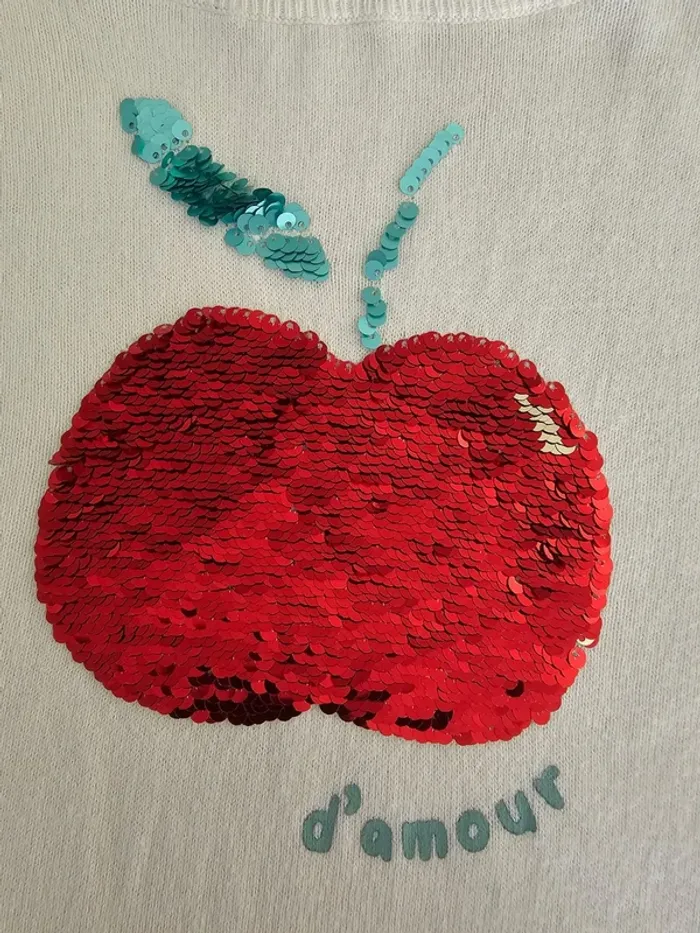 Pull en maille 14 ans fille verbaudet sequins - photo numéro 10