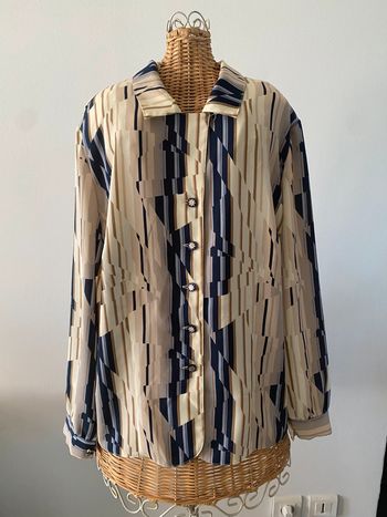 Chemise vintage Françoise de France taille M