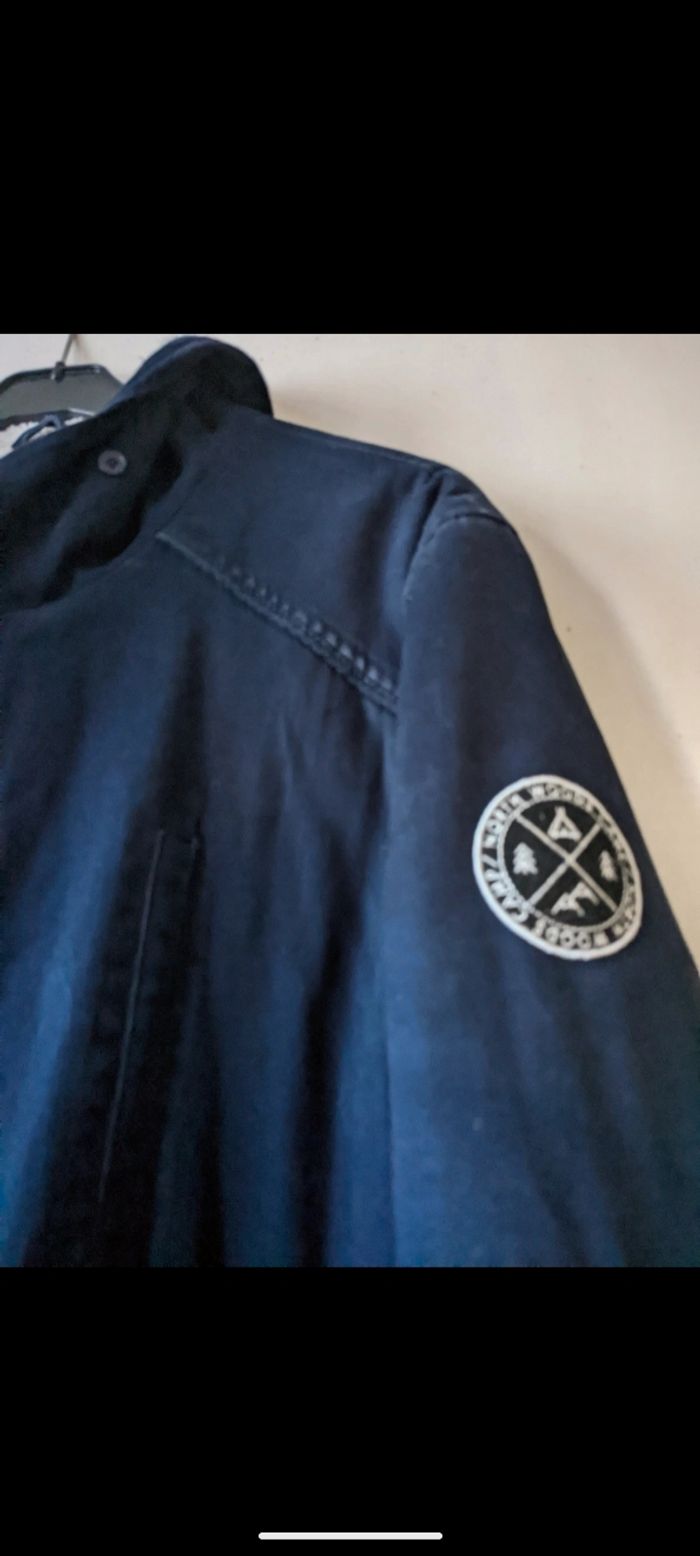 Parka bleue marine blog by Gemo. Taille XL - photo numéro 6