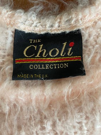 Pull rose poudré en maille The Cholli