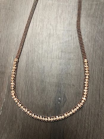 Collier ras du cou laiton claire’s