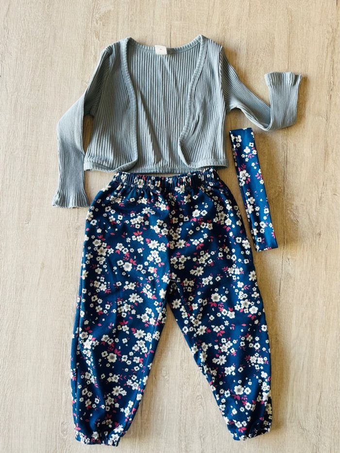 Gilet et pantalon été bébé fille shein