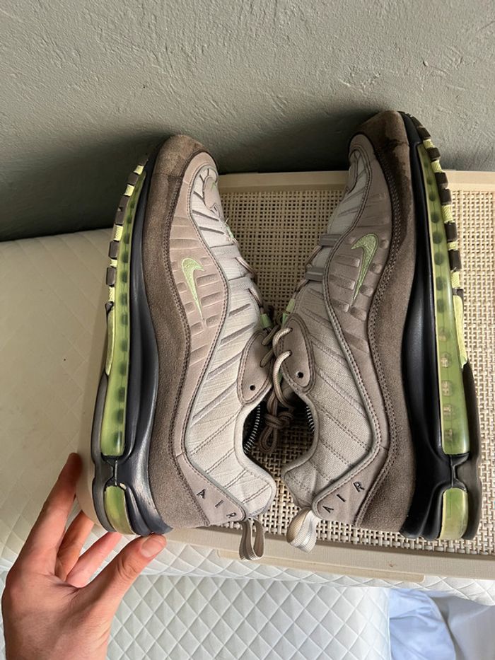 Nike Air Max 98 Vast Grey / Menthe - photo numéro 3