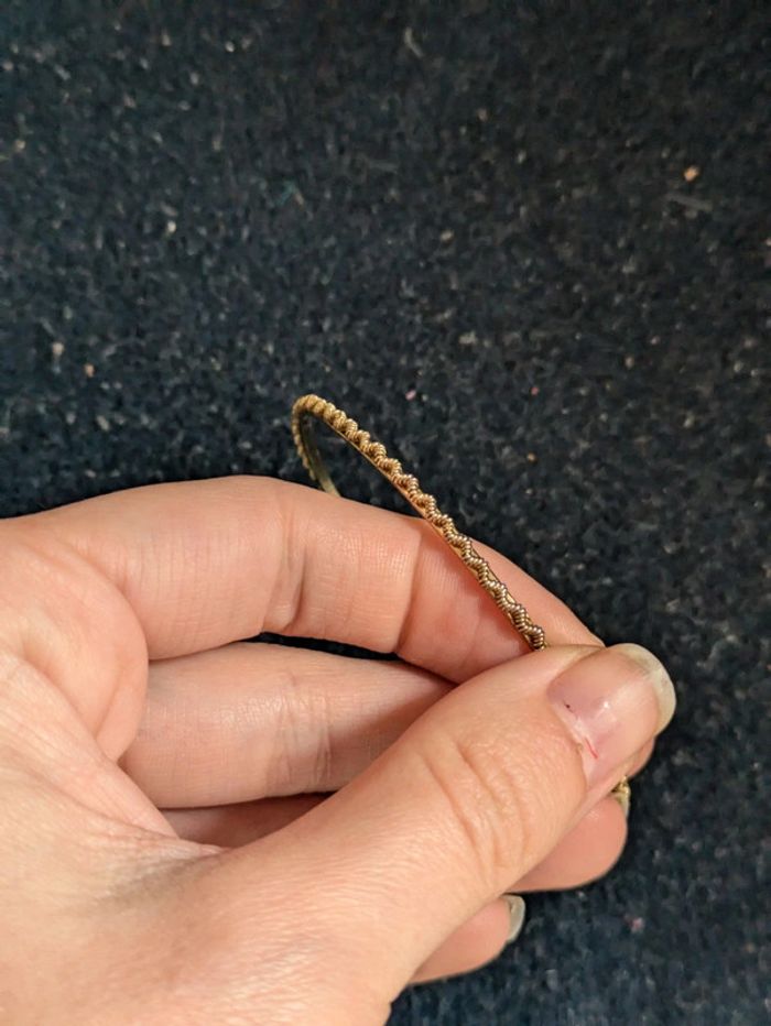 Jonc fin doré - photo numéro 2