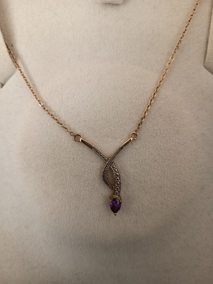 Collier plaqué or. - photo numéro 2