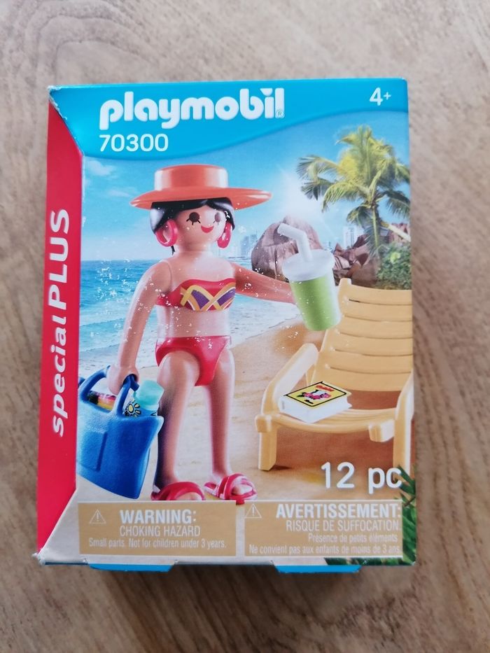 Playmobil 70300 Vacancière avec transat