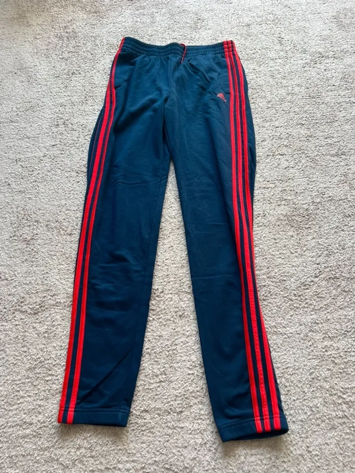 jogging bleu et rouge ADIDAS - photo numéro 3