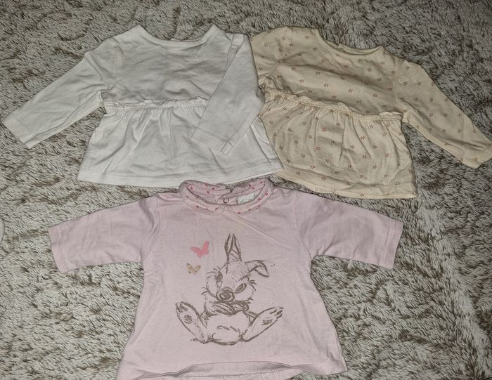 Lot de 3 hauts manche longue