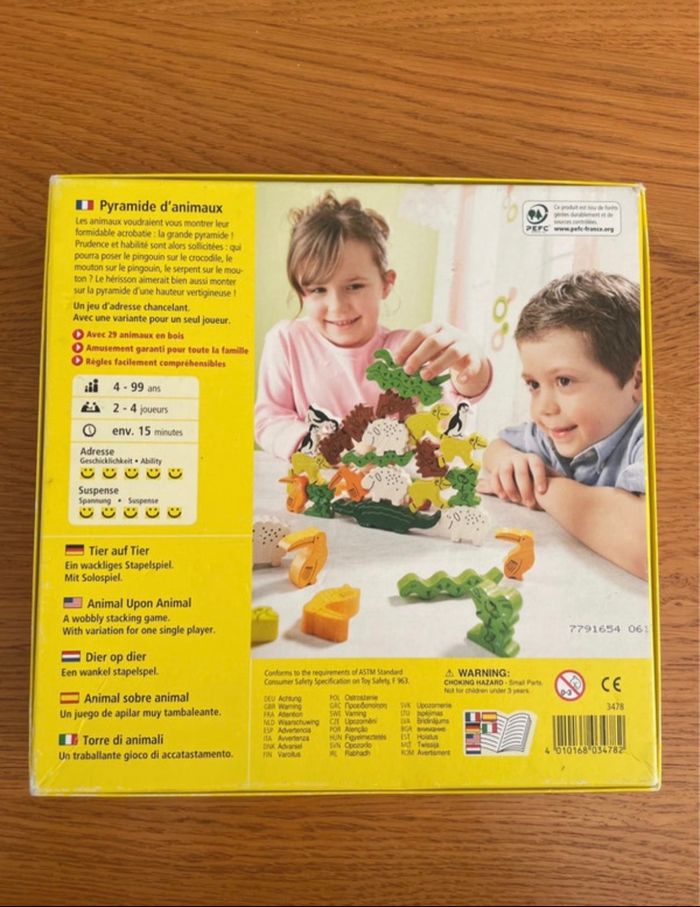 Jeu Pyramide des animaux Haba - photo numéro 2