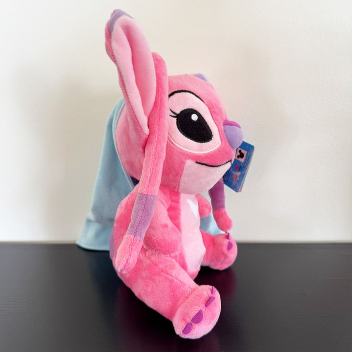 Angel et couverture Doudou Peluche Lilo & Stitch Disney Blankee 25cm - photo numéro 4