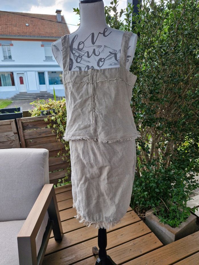 Ensemble jupe et debardeur femme. Benetton