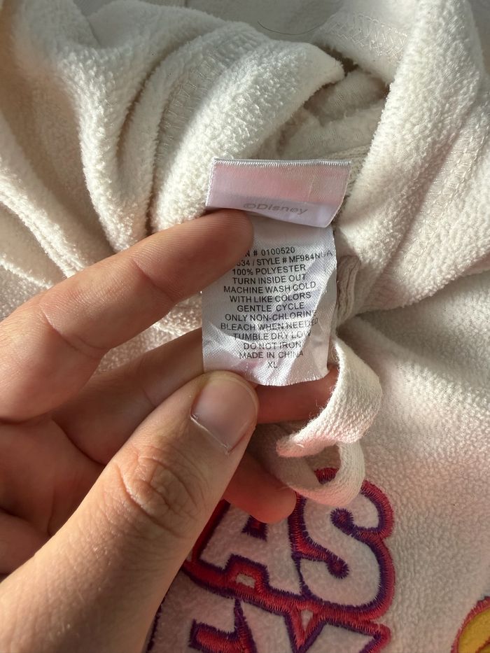 Sweat a capuche pull Disney Winnie l'ourson blanc pour enfant taille XL - photo numéro 8