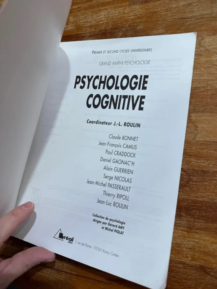 Livre, psychologie cognitive - photo numéro 4