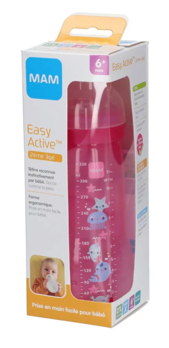 Biberon Easy Activ 2 eme âge, MAM