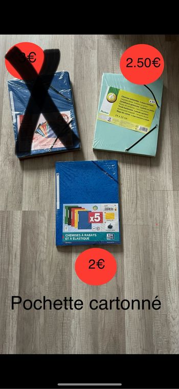 Pochette élastique X 5