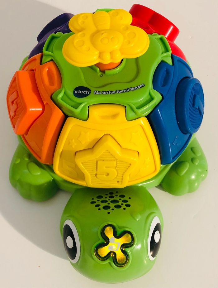 Ma tortue tourni formes 12-36 mois trieur de formes interactif jouet d’éveil +50 phrases chansons et sons apprentissage nombres couleurs formes motricité fine coordination oeil/main lot SOP77 - photo numéro 5
