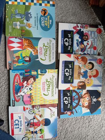 Lot livres premières lectures cp
