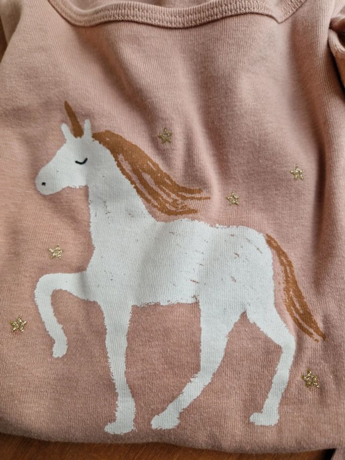 Pyjama licorne 2 pièces - photo numéro 2