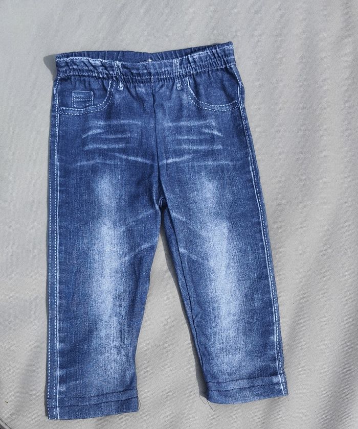 Legging faux jeans très léger