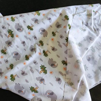 3 mètres tissu coton éléphant