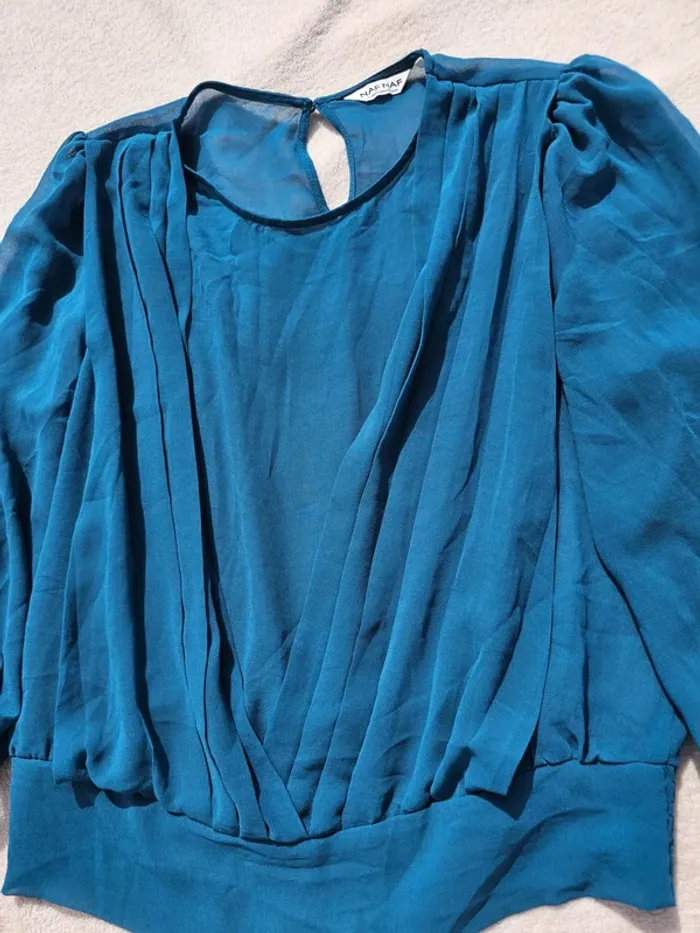 Chemisier /blouse nafnaf t42 femme - photo numéro 2