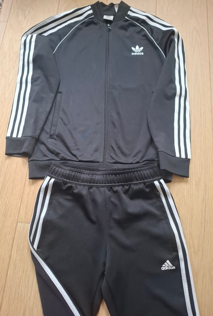 Lot Adidas noir bandes blanches - photo numéro 4