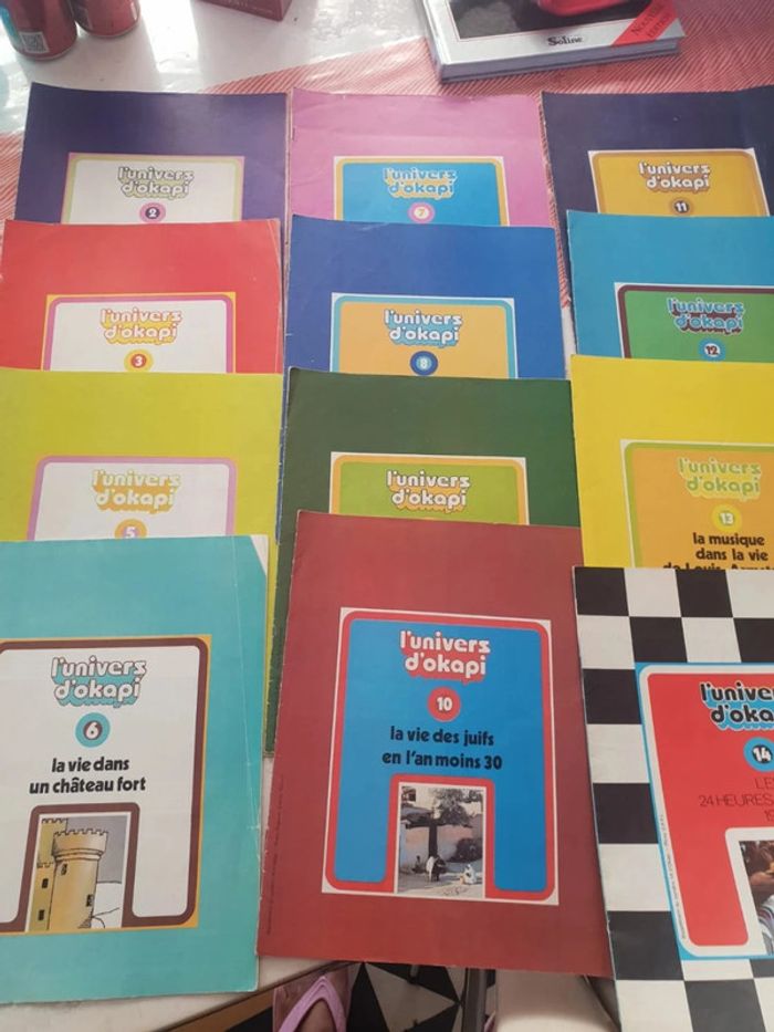 Lot de 20 livrets univers okapi vintage