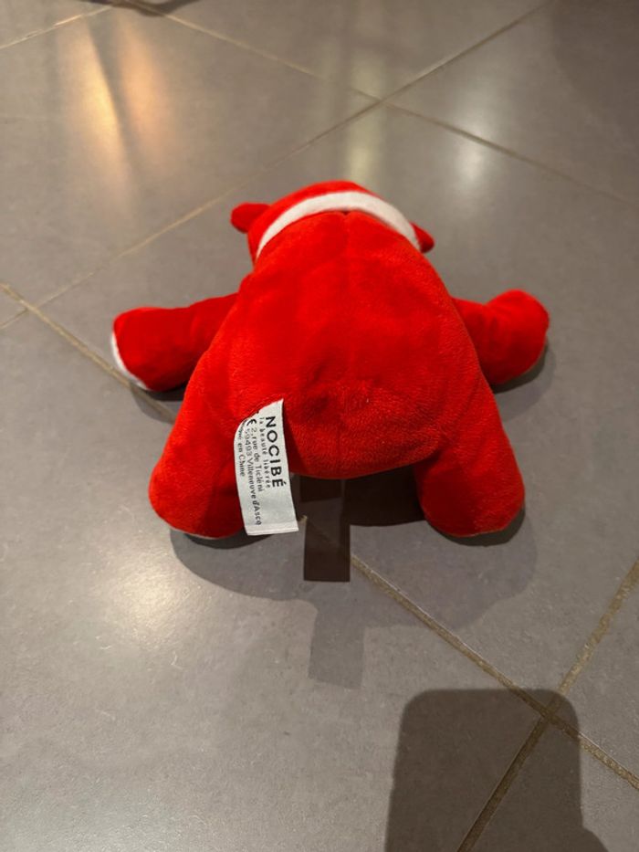 Peluche Ours - Nocibé - 2013 - Dimensions: 26 cm * 20 cm - Rouge & Blanc - photo numéro 4