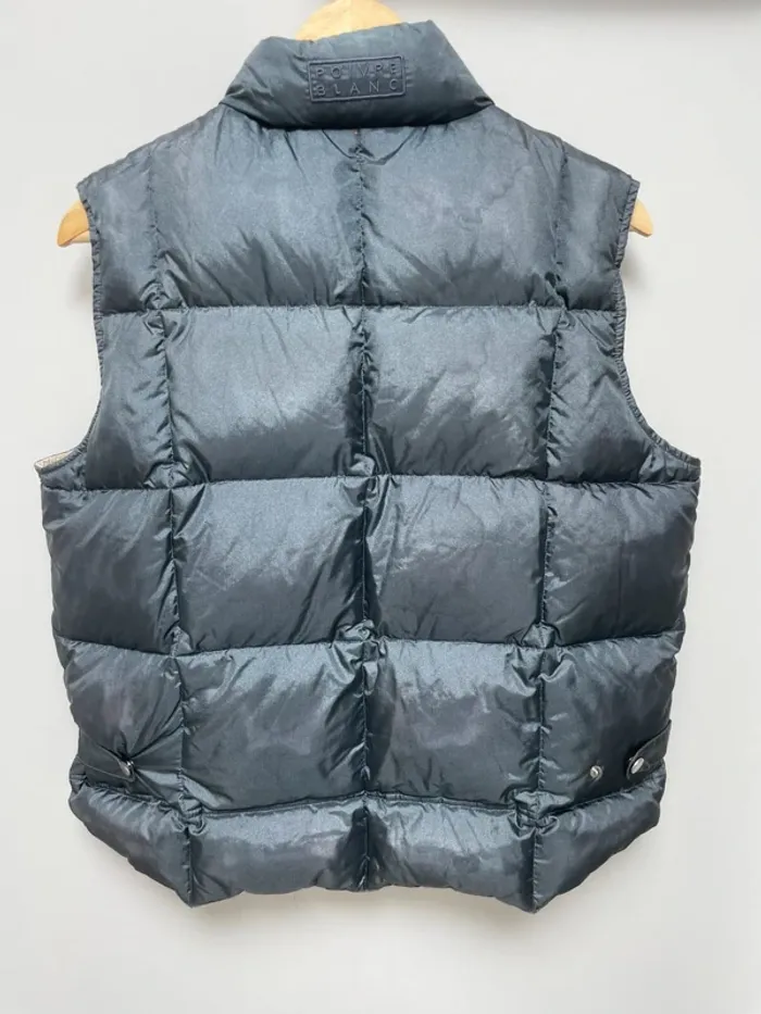 Poivre Blanc réversible vintage Doudoune sans manches / Vest Medium - photo numéro 7
