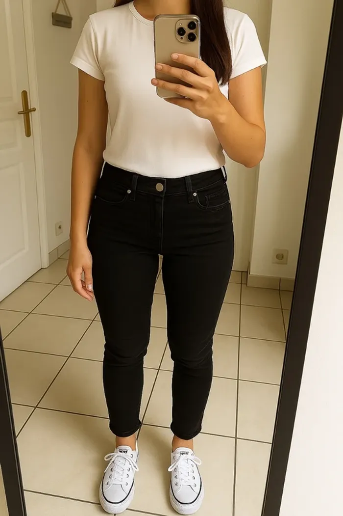Jeans noir slim