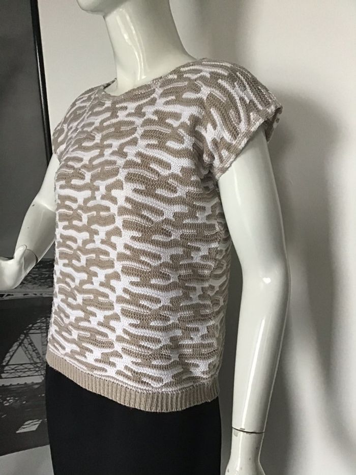 Pull sans manche 75% coton 🇫🇷Jean Richter Paris - photo numéro 2