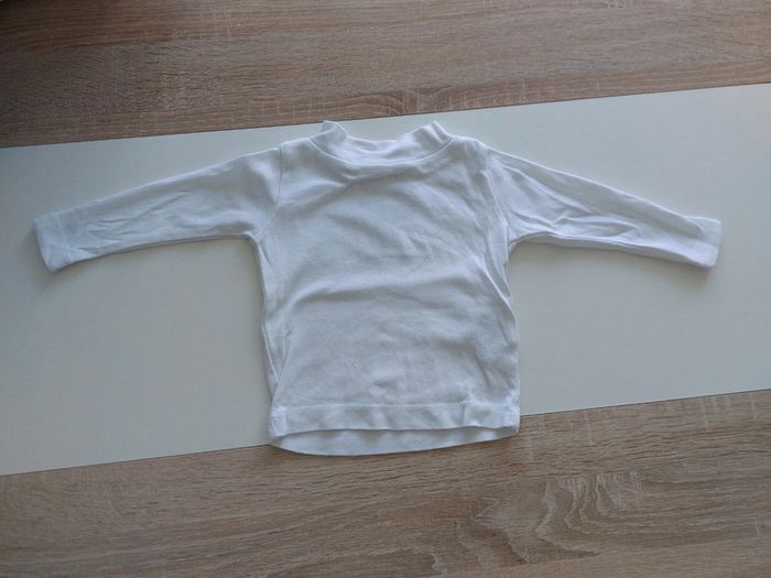 T-shirt manches longues col haut