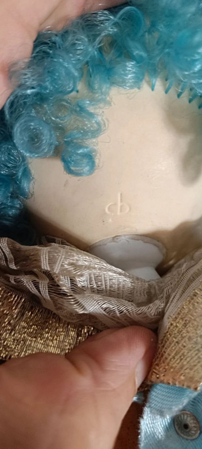 Poupée CB pierrot bleu - photo numéro 3