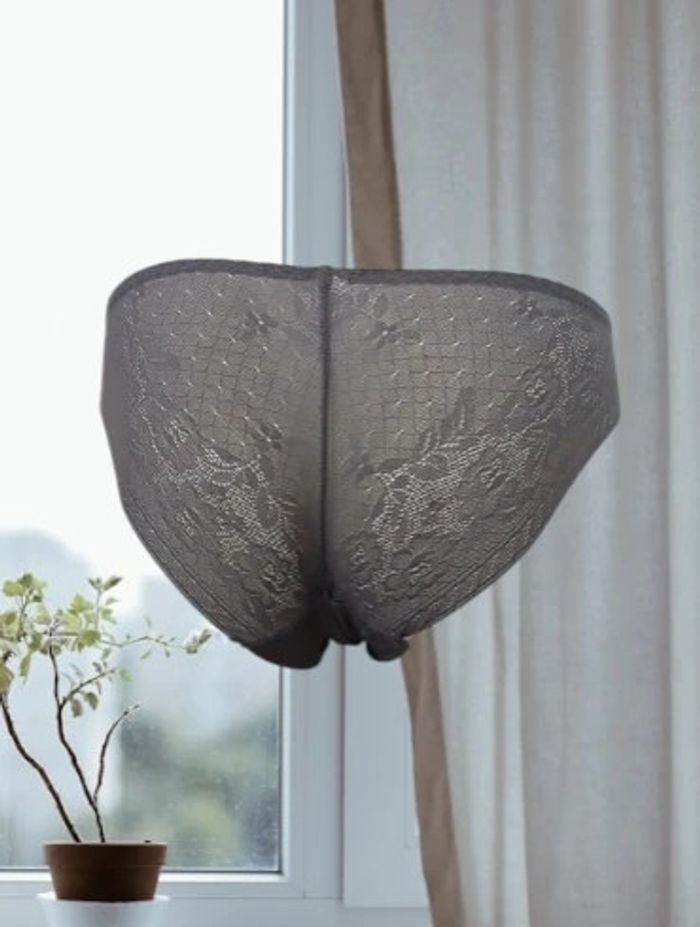 Slip Tanga gris Heat 38 - photo numéro 3