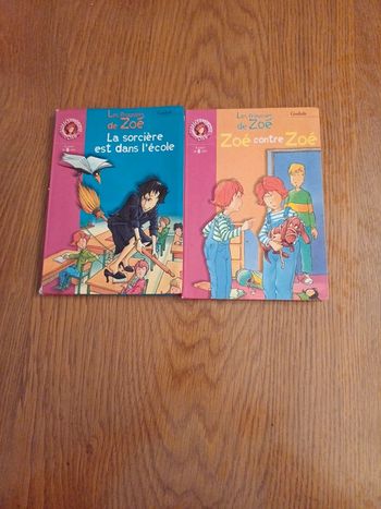 Lot de 2 livres Les frousses de Zoé