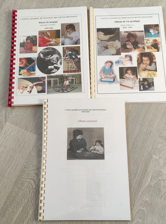 Lot 5 livres reliés + accessoires montessori - photo numéro 5
