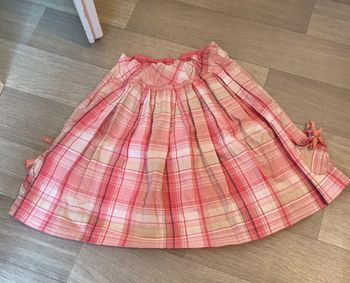 Jupe plissée à carreaux