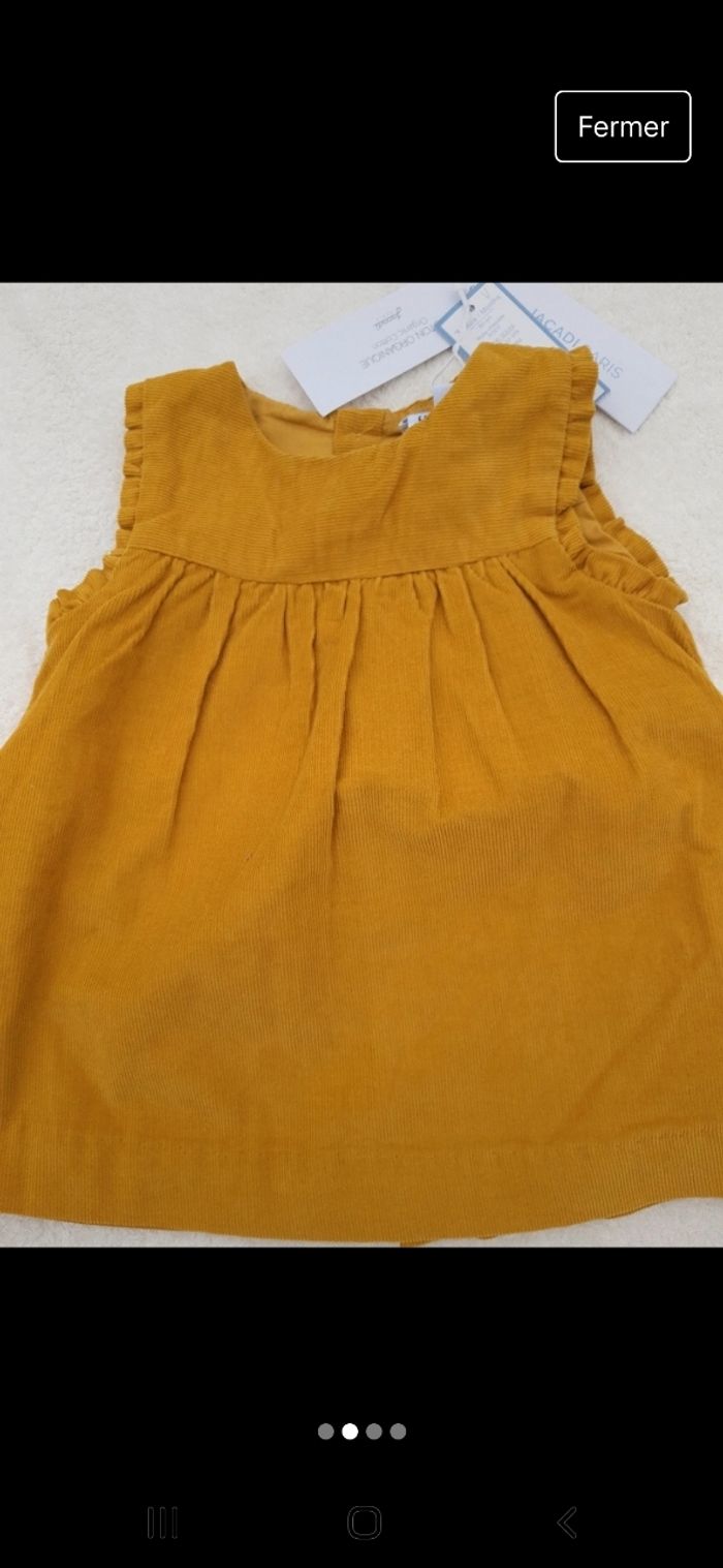 robe jaune moutarde jacadi - photo numéro 3