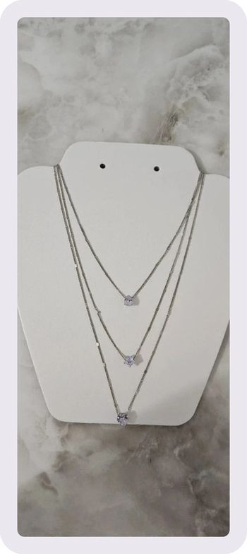 Collier triple couche en acier inoxydable