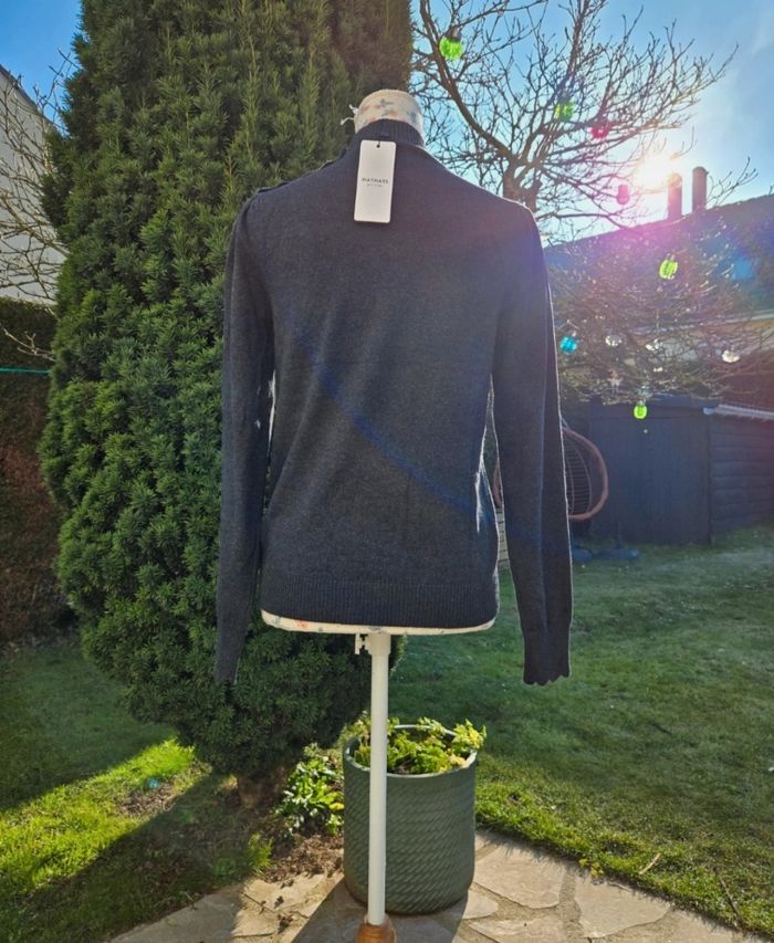 Pull manche longue laine et coton taille S/M - photo numéro 3