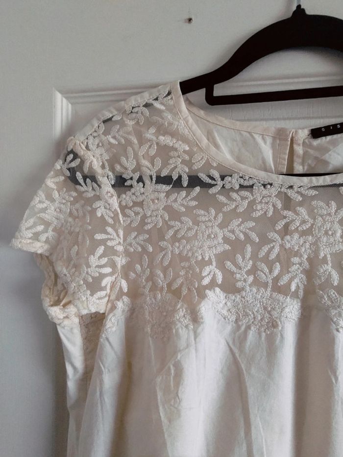Sisley robe crème M - photo numéro 2